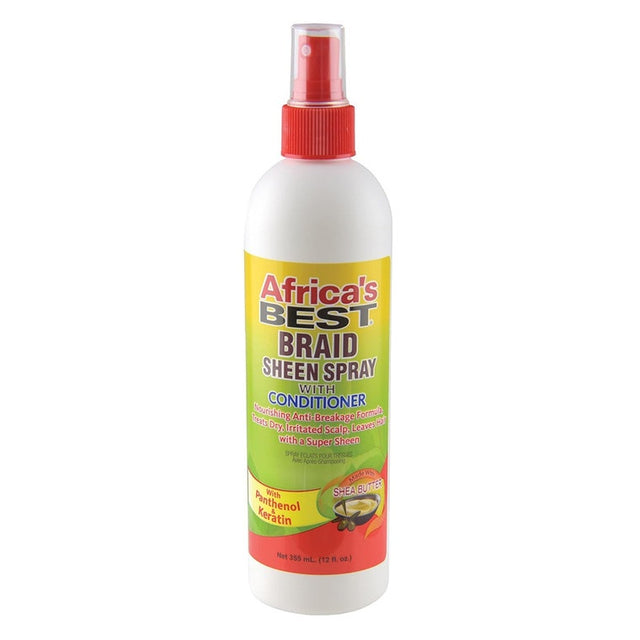 Africa Best Braid Sheen Spray with Conditioner 12 Oz - image 1