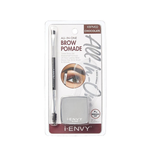 IEnvy by KISS All-in-One Brow Pomade Chocolate KBPM02 Waterproof Long - image 1
