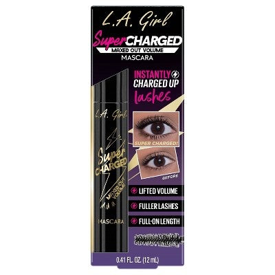 L.a. Girl Super Charged Mascara, Black - image 1