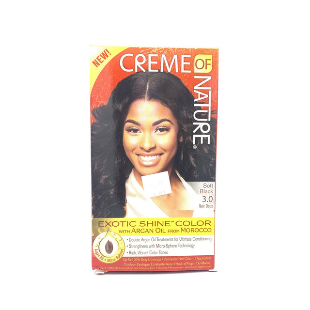 Creme of Nature Exotic Shine Colour Soft Black 3.0 - image 1