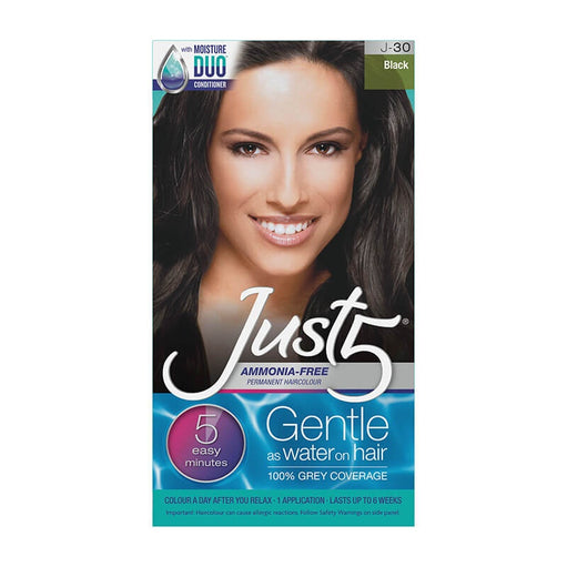 Just 5 Women's Hair Color Black J-30 (3 Pack) - image 1