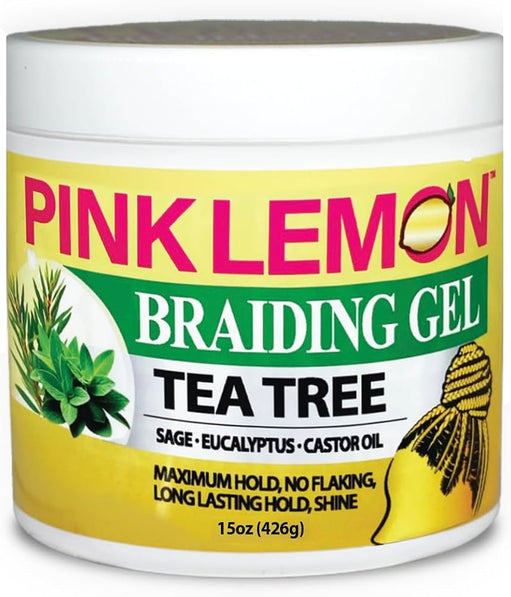 PINK LEMON Braiders - Maximum Hold No Flaking Long Lasting Hold High Shine. for Micro Inter Dread Faux Loc Twist Braid Edge (10 Oz) - image 1