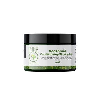 PureO Natural Neatbraid Conditioning Shining Hair Gel - 8oz - image 1