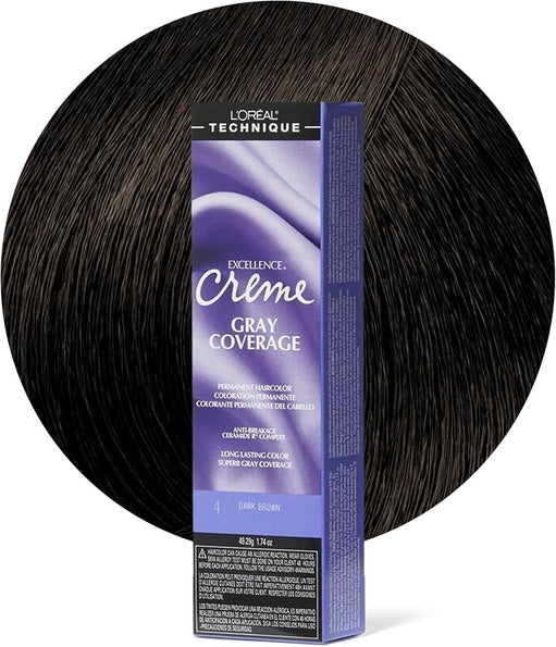 L'or?al Technique Excellence Crme Permanent Hair Color | Long-Lasting Hair Dye | Rich Formula with No-Drip Application | Superb Gray Coverage | for Al - image 1
