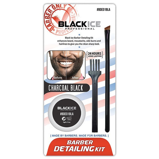 Black Ice Professional Barber Detailing Kit Black BDE01 - image 1