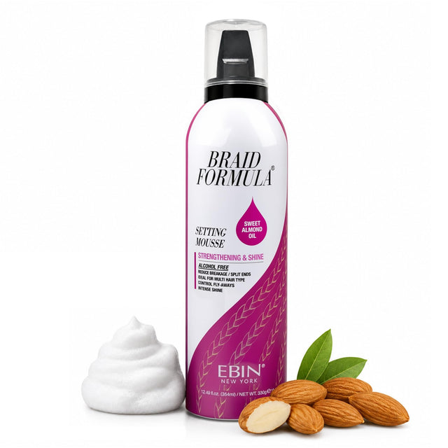 EBIN Braid Formula Setting Mousse Strengthening & Shine 12.49 Fl.oz - image 1