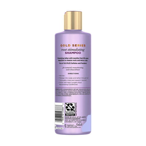 Pantene Gold Series New Lengths Root Stimulating Shampoo - Apricot Oil & Green Tea, 8.5 Fl Oz - image 1