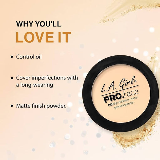 L.a. Girl Pro Face HD Matte Pressed Face Powder 7g - image 1