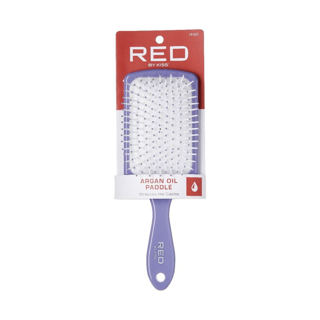 Kiss - Red Professional Argan Oil Paddle Brush (bsh08) - image 1