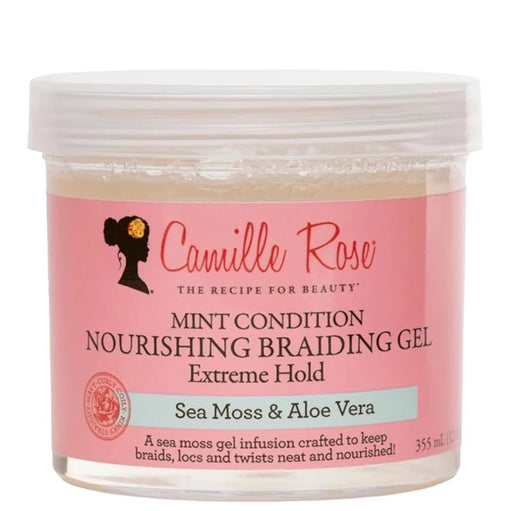 Camille Rose Mint Condition Nourishing Braid Gel, Extreme Hold, 12 OZ - image 1