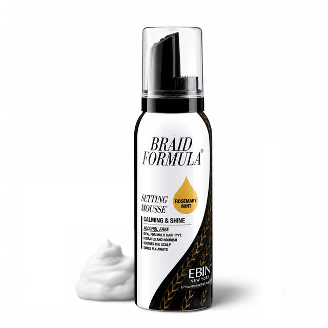 EBIN NEW YORK Braid Formula Setting Mousse Rosemary 354 Ml - image 1