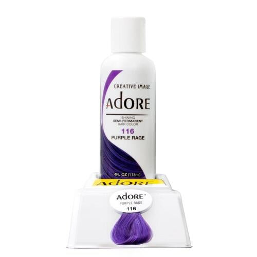 Creative Image Adore Shining Semi-Permanent Hair Color 186 Rich Eggplant 118ml - image 1