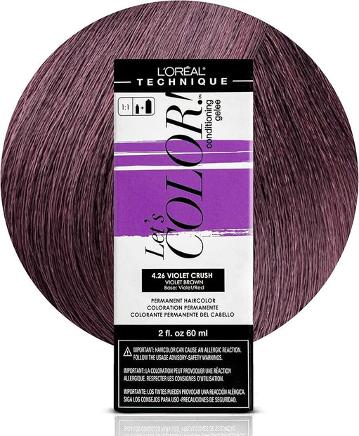 L Oreal Let S Color! Permanent Haircolor (2 Oz) - 4.26 Violet Crush - image 1