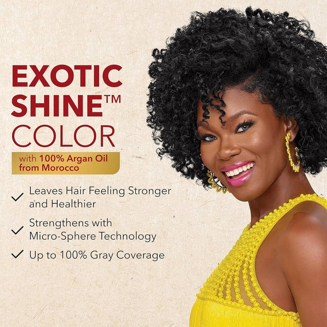 Crème of Nature Exotic Shine Colour Intense Black 1.0 - image 1
