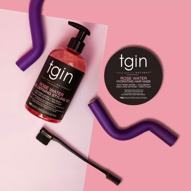 Tgin Rose Water Curl Defining Styling Gel 13Oz - image 1