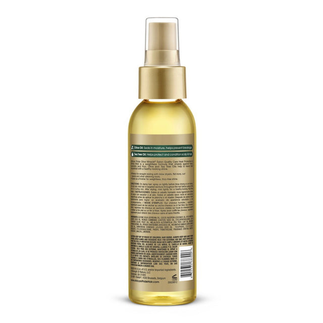 African Pride Olive Miracle Weightless Heat Protection & Hair Shine Mist, Fights Humidity & Shields Against Heat Damage, Enriched with Olive & T - image 1