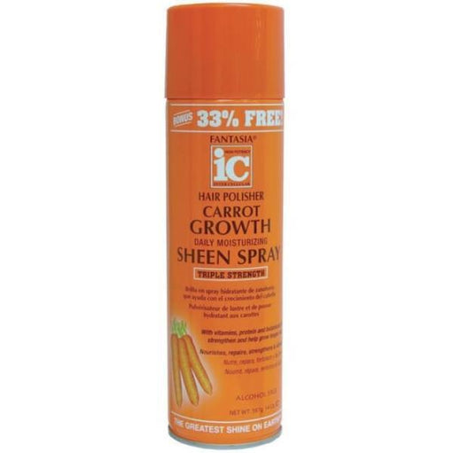 IC Fantasia Hair Polisher Carrot Growth Moisturizing Sheen Spray 14 Oz - image 1