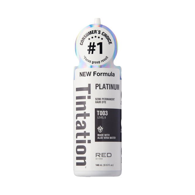 Kiss Tintation Semi-Permanent Hair Color Treatment 148 ML (5 US Fl.oz) (Platinum) - image 1