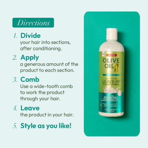 Ors Olive Oil Max Moisture Super Silkening Leave in Conditioner 16 Fl Oz 16 Fl Oz - image 1