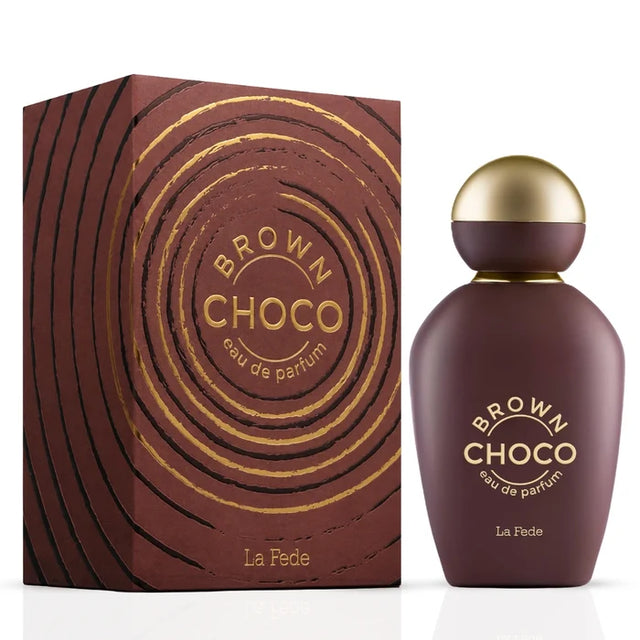 La Fede Choco Brown Eau de Parfum Spray 100ml (3.4 oz) by Khadlaj