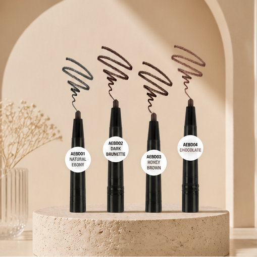 Absolute New York 2-in-1 Brow Perfecter Dual-Ended Eyebrow Tool Pencil and Pomade (AEBD04 Chocolate) - image 1