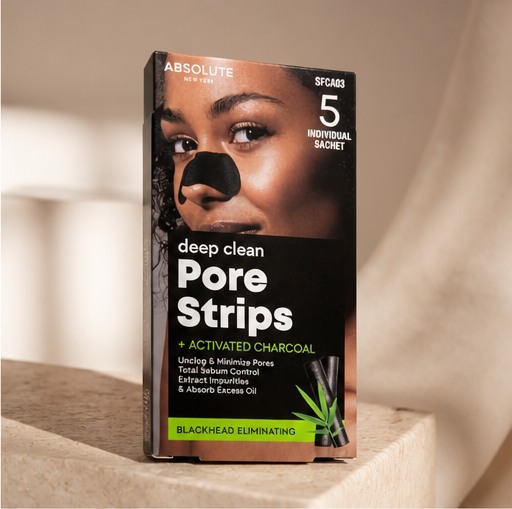 Absolute New York Charcoal Deep Clean Pore Strips Women Make-up Cosmetic Accessories Long-Lasting Formula Ideal for All Skin Types - image 2