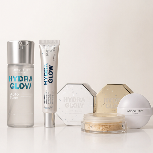 Absolute New York Hydra Glow Collection; Moisturizer and Primer, 4-in-1 Mist, Water Based Setting Powder (MFHG02 4 in 1 Mist) - image 1