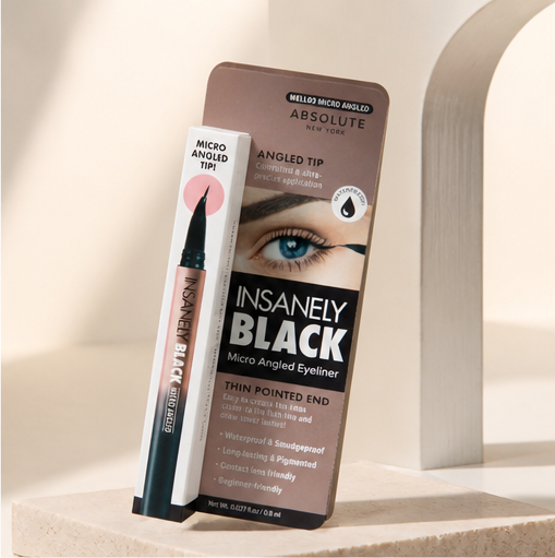 Absolute New York Insanely Black Micro Angled Liquid Eyeliner - image 2
