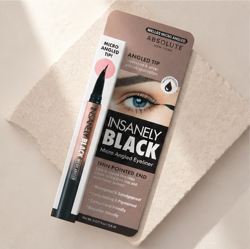Absolute New York Insanely Black Micro Angled Liquid Eyeliner - image 3