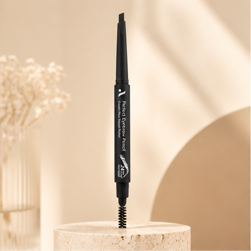 Absolute New York Perfect Eyebrow Pencil Dual-Ended to Shape Fill and Define Eyebrows (MEBP01 Black Hard) - image 1