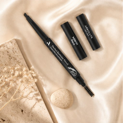 Absolute New York Perfect Eyebrow Pencil Dual-Ended to Shape Fill and Define Eyebrows (MEBP01 Black Hard) - image 3