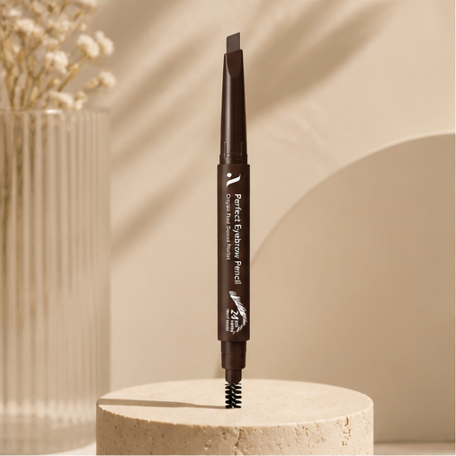Absolute New York Perfect Eyebrow Pencil Dual-Ended to Shape Fill and Define Eyebrows (MEBP03 Dark Brown Hard) - image 1
