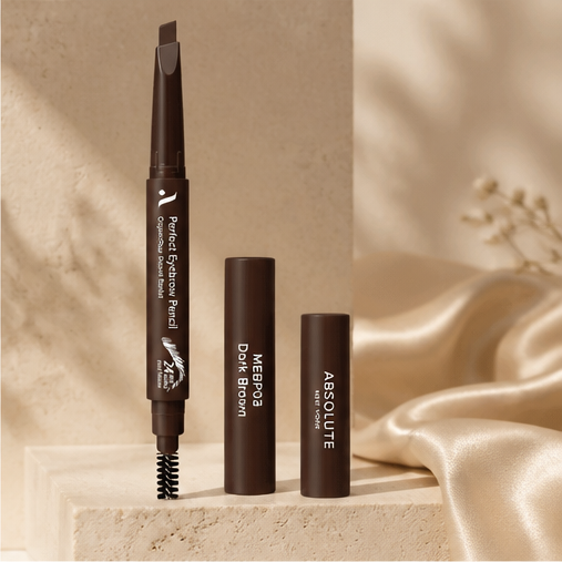 Absolute New York Perfect Eyebrow Pencil Dual-Ended to Shape Fill and Define Eyebrows (MEBP03 Dark Brown Hard) - image 2