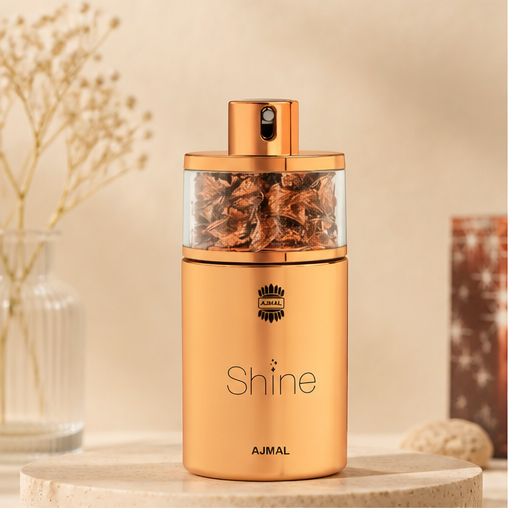 Ajmal Shine for Women Edp Spray 75 Ml in Gold - image 1
