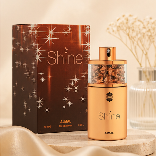 Ajmal Shine for Women Edp Spray 75 Ml in Gold - image 2