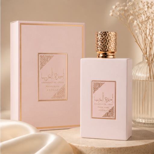 Asdaaf Perfume Ameerat Al Arab (Princess of Arabia) Prive Rose EDP 100ml in Pink - image 2