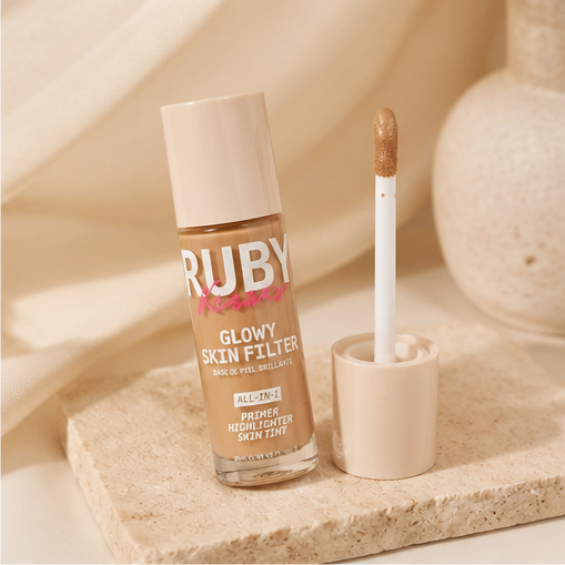 Foundation 3 in 1 Glowy Skin Filter Fair Light, 30 Ml, Ruby Kisses - image 2