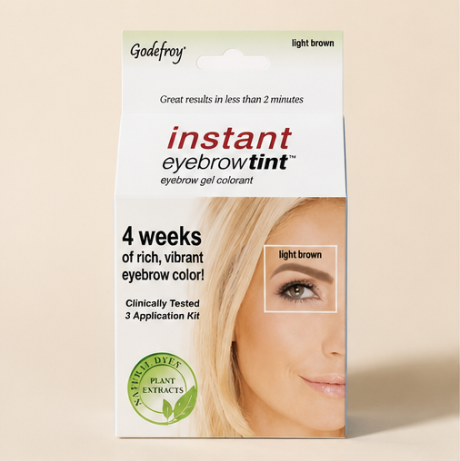 Godefroy Instant Eyebrow Tint Application Kit - Light Brown - 3ct - image 1