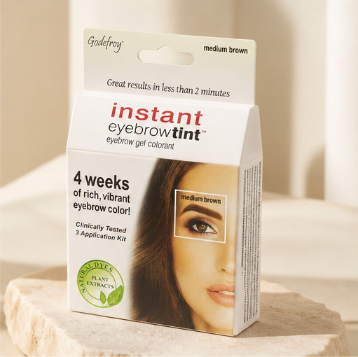 Godefroy Instant Eyebrow Tint Singles - Medium Brown 1 Kit - image 2