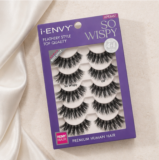 I-ENVY So Wispy Multi Pack Natural WIspy Made of Natural Hair 5 Pair - image 3