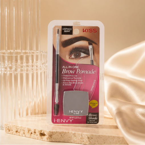IEnvy by KISS All-in-One Brow Pomade Ebony KBPM03 Waterproof Long Last - image 2