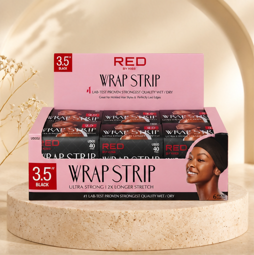 KISS - RED WRAP STRIPS BLACK 2.5 40 PCS (1 Strip) - image 1