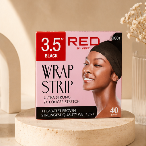 KISS - RED WRAP STRIPS BLACK 3.5 44 PCS (1 Pack) - image 1