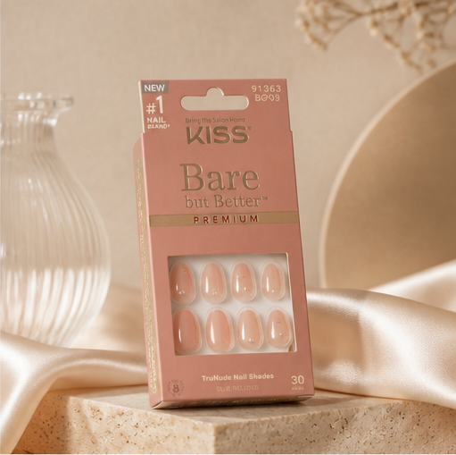 KISS Bare but Better Nude False Nails, Slay - image 2