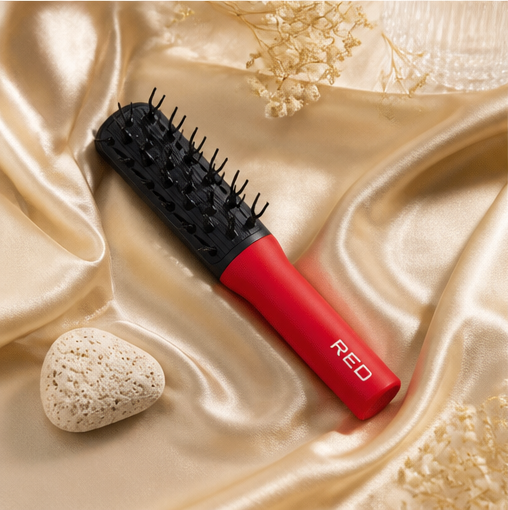 Kiss - Red Flexiclaw Hairbrush - image 3