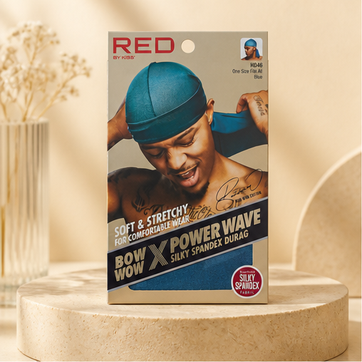 Kiss - Red Power Wave Velvet Durag (burgunday) - image 1