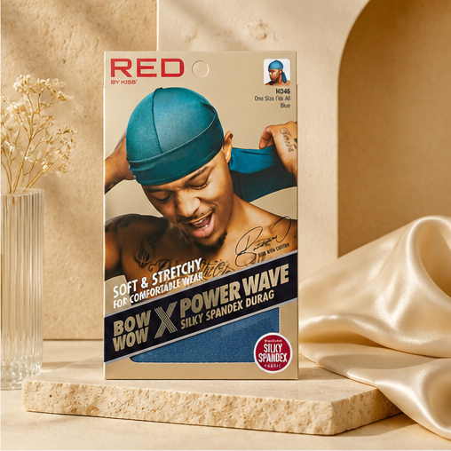 Kiss - Red Power Wave Velvet Durag (burgunday) - image 2