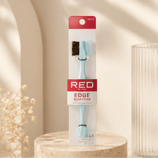 Kiss - Red Professional Edge Boar Brush - image 1