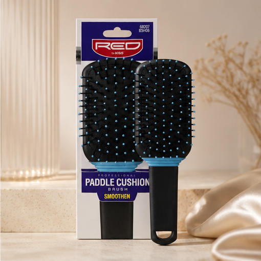Kiss - Red Professional Paddle Cushion Brush - image 2