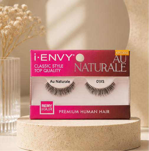 Kiss I Envy Au Naturale 01 X-Tra Short Lashes - image 1